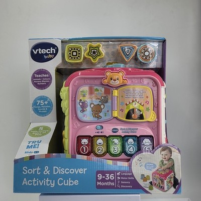 Vtech Sort & Discover Activity Cube & Vtech Crawl & Learn Interaktives Spielzeug Neu