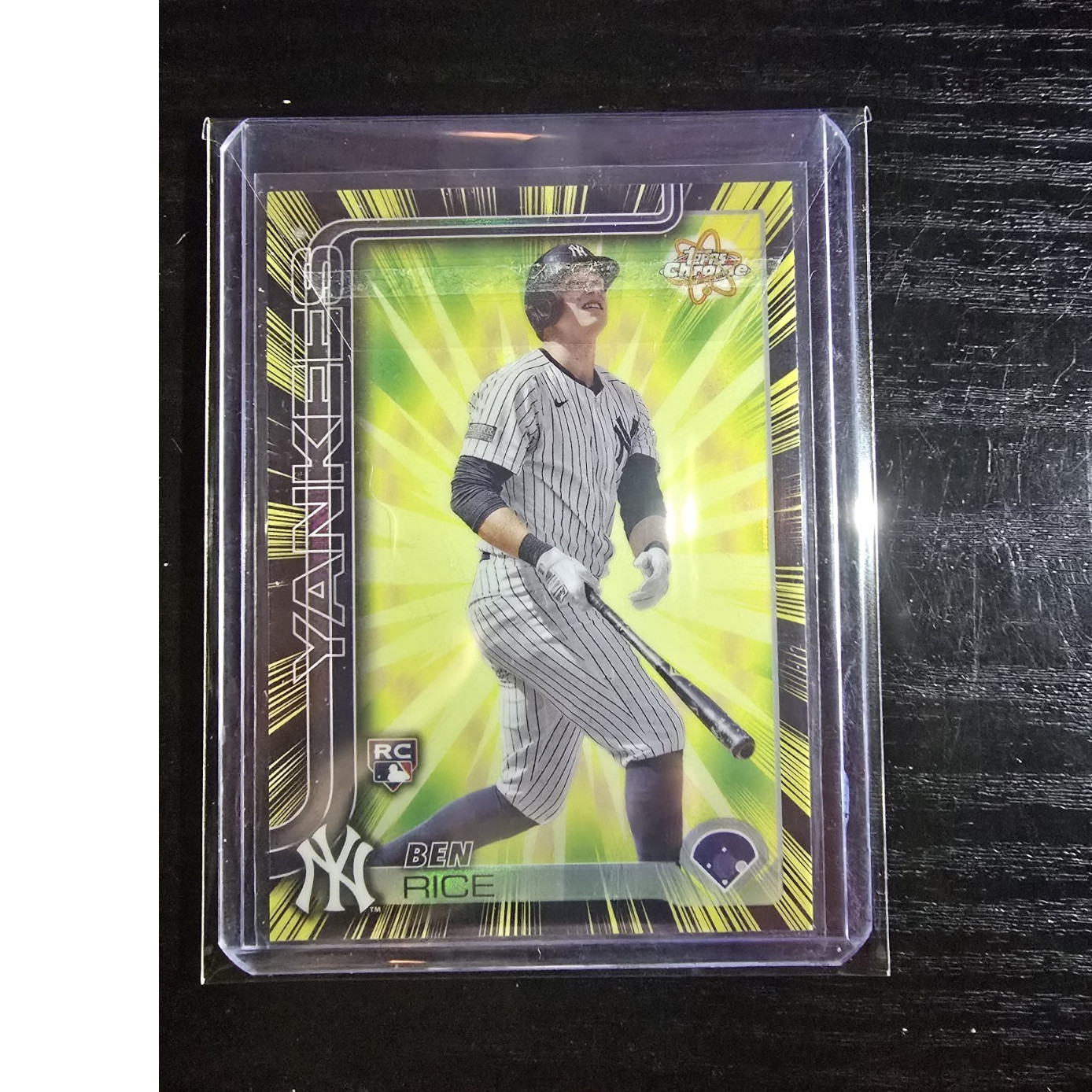 2025 Topps Chrome Radiating Rookies Ben Rice RR-15