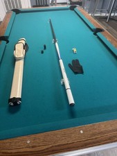 50.00 off Leopard Two-Piece Billiard Cue Stick with Case and Accessories
