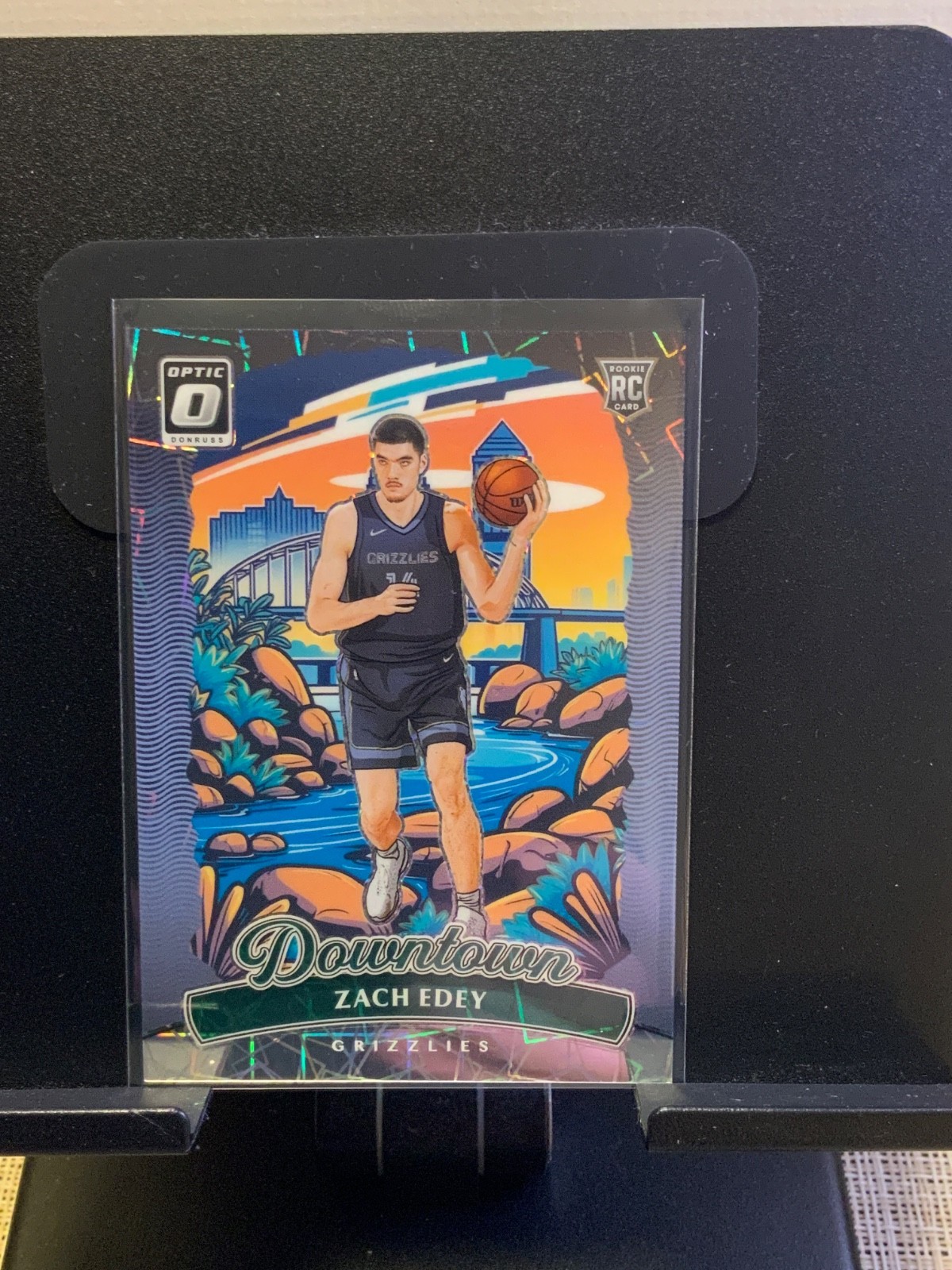 2024-25 Panini Donruss Optic Downtown #29 Zach Edey Rookie Memphis Grizzlies