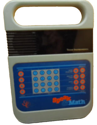 TI Texas Instruments Speak & Math vintage technology 1980 dated