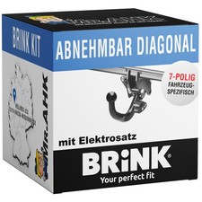 Für Mercedes W204 C-Klasse Kombi Brink Anhängerkupplung abnehmbar +7p spezifisch