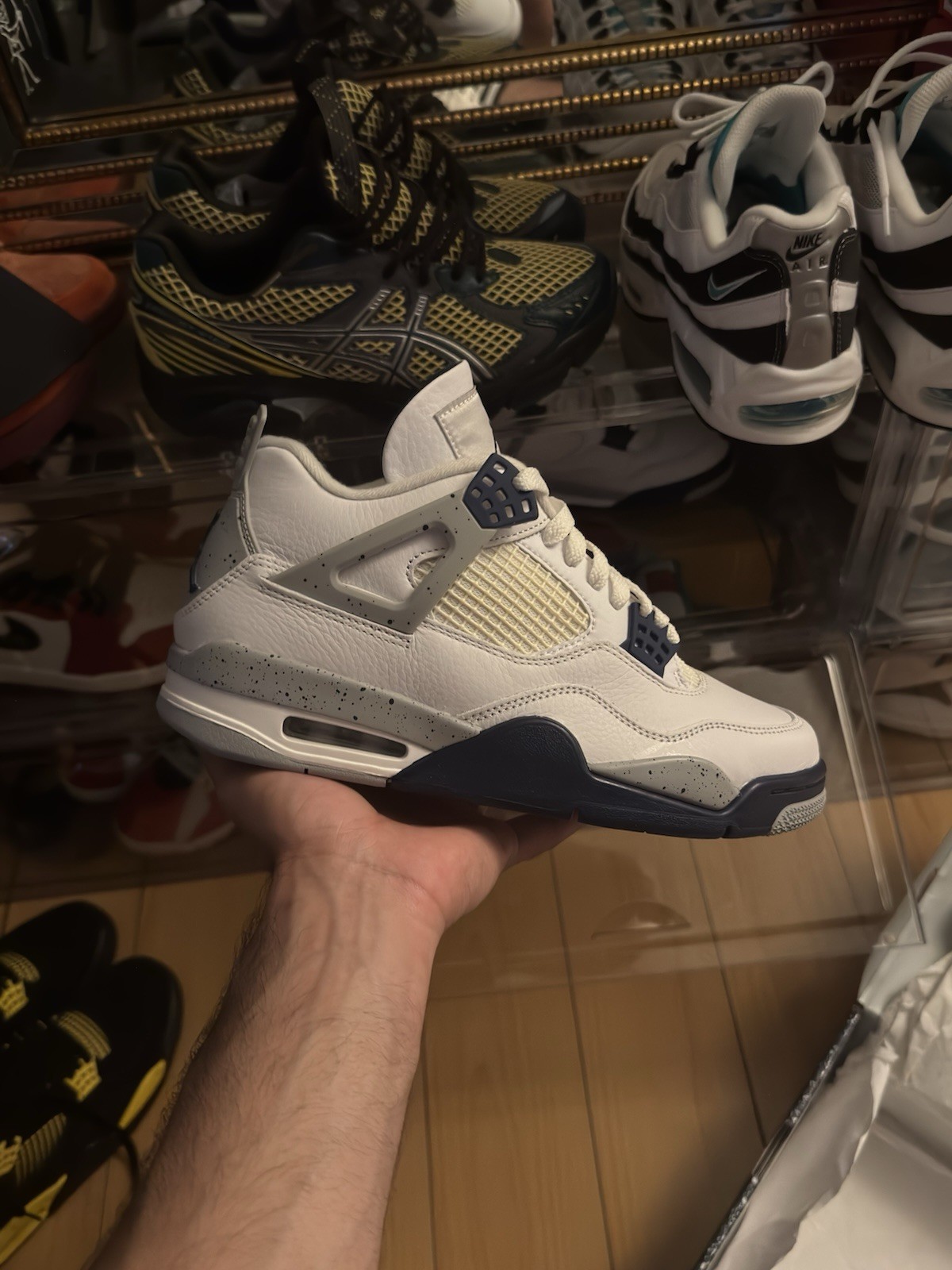 SAOLA Jordan 4 Retro Midnight Navy taglia 8