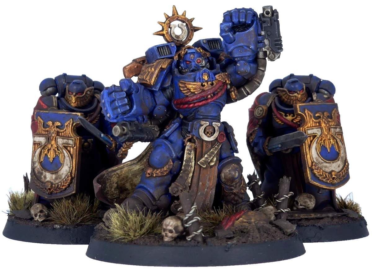 Warhammer 40K Ultramarines Marneus Calgar With Victrix Honour