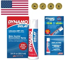 Unscented Delay Spray for Men - 0.75 Fl Oz Numbing for Longer Performance