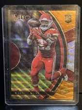 Panini Select Rookie Parallel Kareem Hunt Kansas City Chiefs Football Card