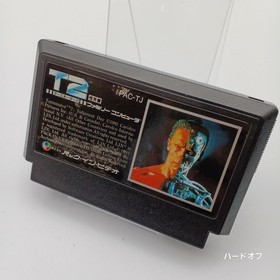 Terminator 2 Famicom Game Cart with Manual & Note