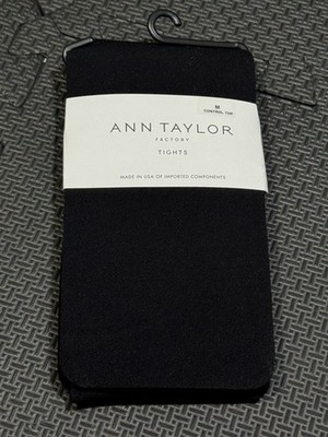 Ann Taylor Factory tights in a women's size medium with a control top feature