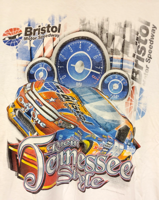#ad Vintage Bristol Motor Speedway Shirt Mens Sz XL 500 NASCAR 2012 Race Gildan $27.99