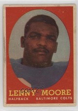 1958 Topps Lenny Moore #10 HOF 7sd
