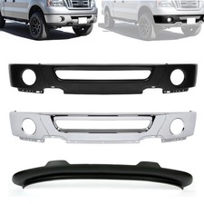 Front Lower Bumper Face Barvalance For Ford F150 2006-2008 Rwd 2wd Blackchrome Front Lower Bumper Face Barvalance For Ford F150 2006-2008 Rwd 2wd Blackchrome