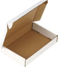 50 Pack Shipping Boxes 6" x 4" x 1", Recyclable Corrugated Cardboard