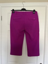 Galvin Green Ladies Purple Rain&rsquo; Golf Capris. Size 42. Excellent Condition