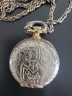 Vintage Napier © Gold Plate Photo Locket  Pendant with Chain – Ornate — photo 5