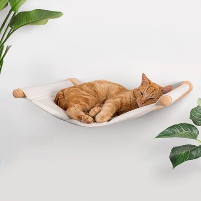 Katzen-Wandhängematte 21 x 18,5 Zoll hält bis zu 35 Pfund - platzsparendes Bett