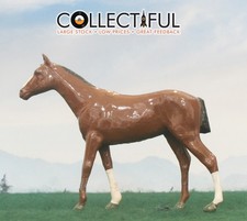 BRITAINS - VINTAGE LEAD FIGURE - FARM - ADULT HORSE - BROWN & WHITE 🔥1787