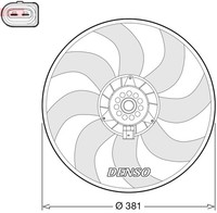 Denso LüFter MotorküHlung DER02006 FüR Audi 12V A6 C7 4G2 4GC Avant 4G5 4GD 4GH