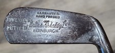 Antique Vintage Martin  Kirkaldy Edinbu Juvenile Hickory Wood Shaft Golf Putter