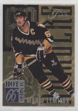 1994-95 Flair Hot Numbers Mario Lemieux #5 HOF 12w4