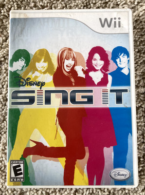 COMPLETE IN BOX - Disney Sing It (Nintendo Wii, 2008) Tested
