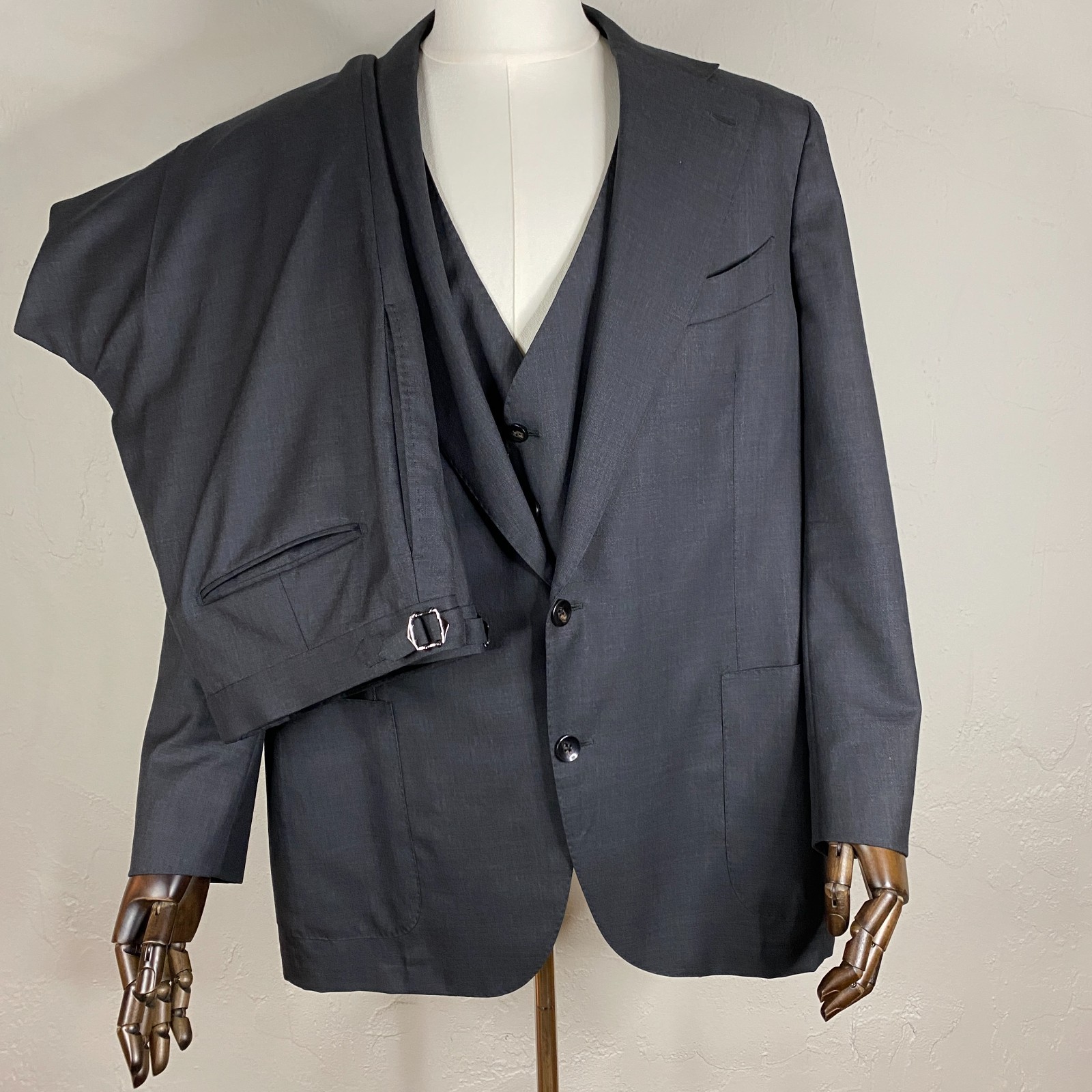 Suitsupply La Spalla 3 Piece Suit 48S 40x27 Blazer Suit Jacket Pants Vest