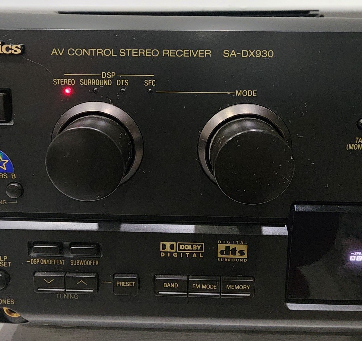 Technics SA DX930 5.1 Channel 500 Watt Receiver for sale online | eBay