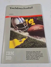 Vintage Touchdown Football Imagic Booklet ONLY
