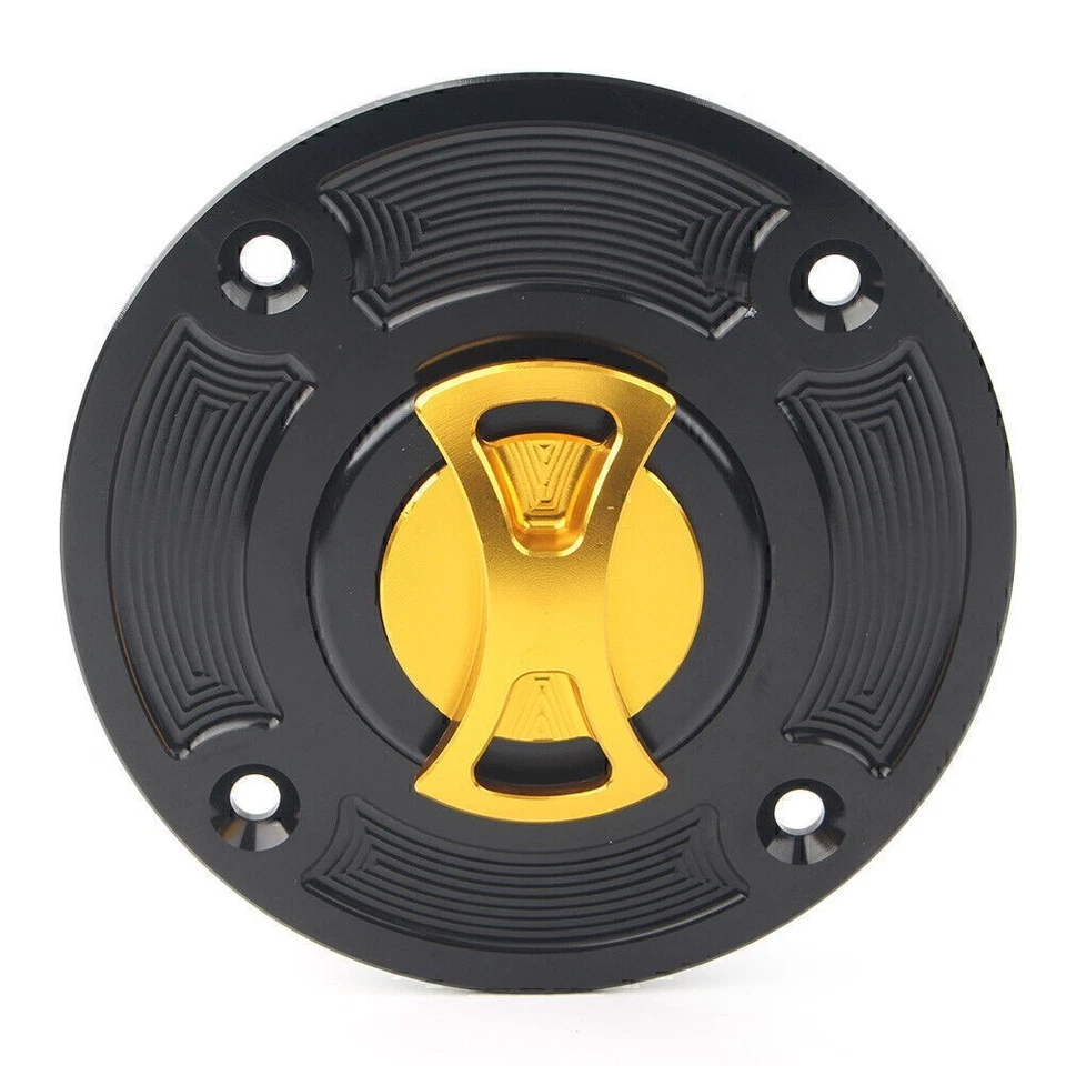 Tampa do tanque de combustível gasolina para Suzuki TL1000S GS500 GSXR600 GSXR750 GSXR1000 dourada - Imagem 3 de 4