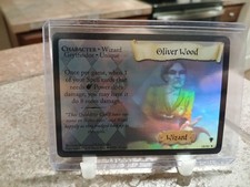 Harry Potter TCG WOTC Oliver Wood #18/80 Holo Foil Rare Ghost Quidditch Cup (LP)