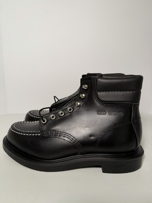 Red Wing 8133 SuperSole Classic Moc Toe Boots Black Chrome Men's 8