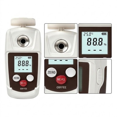 0-22% Digital Refractometer for Coffee Concentration Testing Portable Design