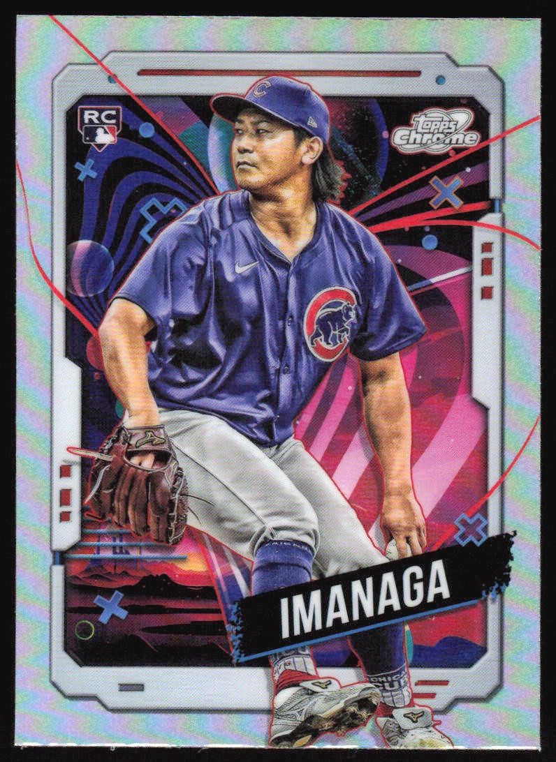 2024 Topps Chrome Cosmic Shota Imanaga #199 Rookie Refractor Chicago Cubs