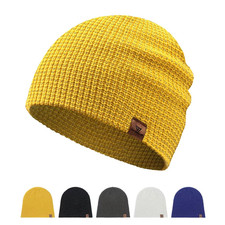 WRELS Winter Knitted Beanie Hat Reflective Warm Windproof Running Cycling cap