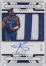 2022 Panini National Treasures Collegiate 21/49 Trevor Keels #CS-TKE Auto 19fe