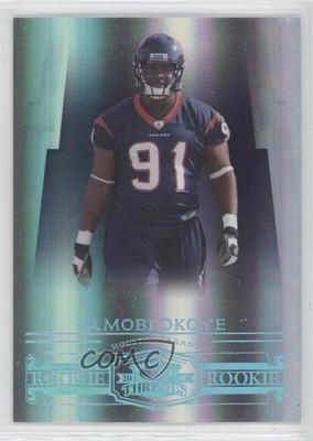 2007 Donruss Threads Rookie Century Proof Platinum 13/25 Amobi Okoye #222 9dj