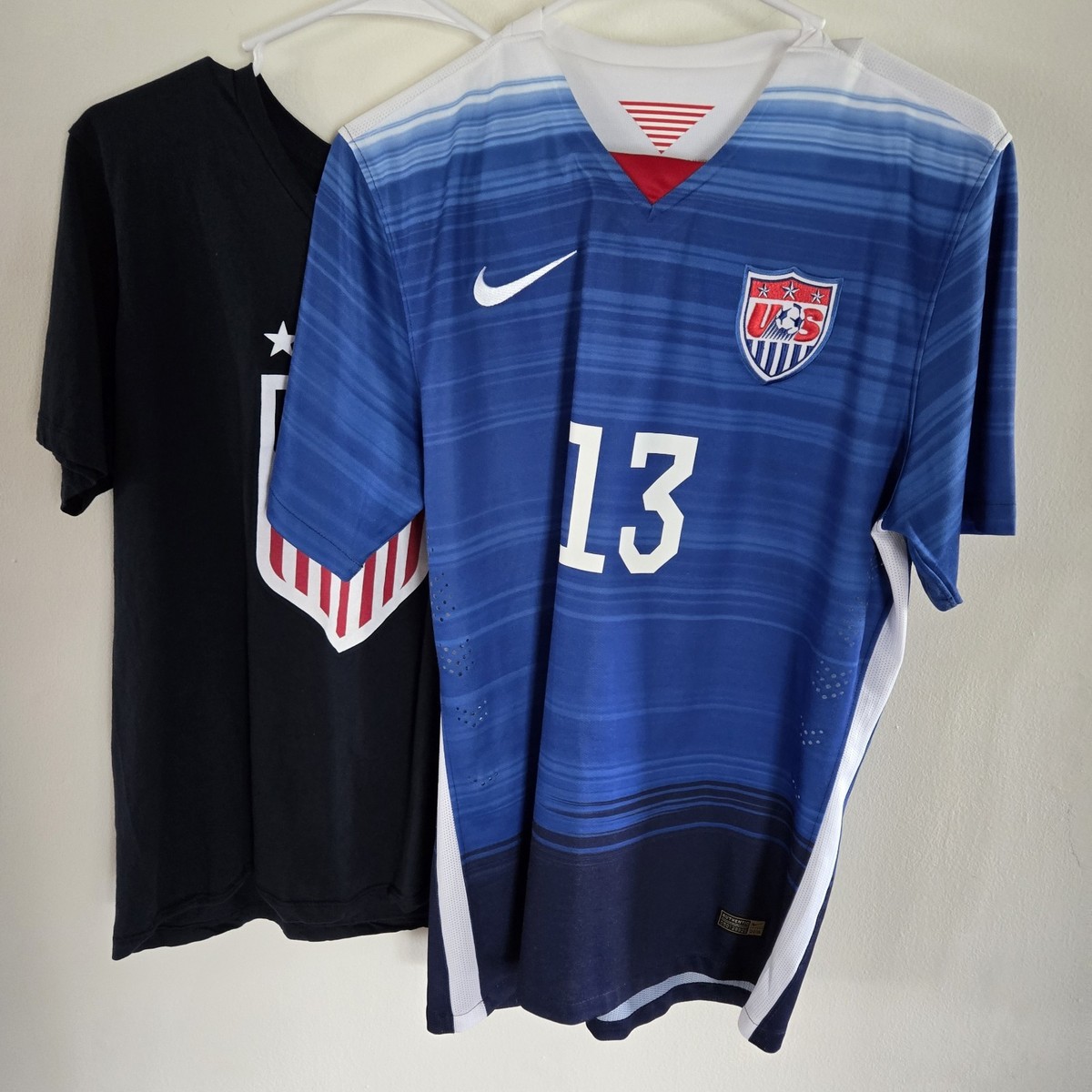 USA Soccer Alex Morgan #13 USWNT 2015 World Cup Away Jersey & Tee