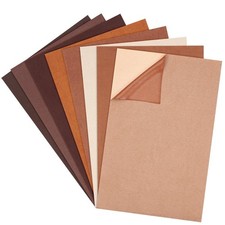 8 Style Faux Suede SelfAdhesive Repair Patch, 11.8x7.8inch Brown Series Couch...