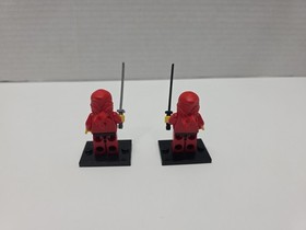 LEGO Red Ninja minifigure 3051 3053 3052 3074 3050 mini figure