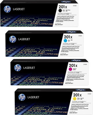 HP 201X Toner 4er set LaserJet Pro M252DN M252DW MFP M277DW MFP M277