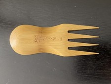 Mini BambooMN Anti-static Afro Comb Hair Pick Fork Comb Detangling Hair Brush 4