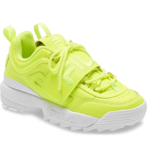 sun yellow fila disruptor ii