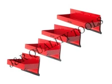 4pc Magnetic Toolbox Tray Set Tool Box Cabinet Side Shelf Storage Van Workshop