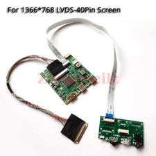 For LTN156AT05-H01/H02/J01 LVDS 40-Pin Mini-HDMI 1366x768 USB-C LCD Driver Board