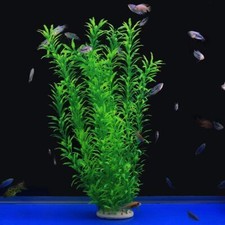 Alegi Large Aquarium Plants Artificial Plastic Plants Decoration Ornaments Safe