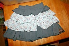 Matilda Jane Size 6 Girls Nina Ruffled Character Counts HSP Skirt Layered Floral