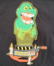 Vintage Ghostbusters T Shirt Black Color Halloween Men's Size Large Chest Sz 38