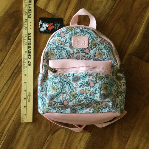 Neu mit Etikett Disney Minnie Mouse Rucksack Blumenmuster - Bild 5 von 5