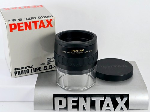 Loupe De Bureau Pentax Photo Lupe 5.5x - Noir - Occasion Japon - Optique Propre