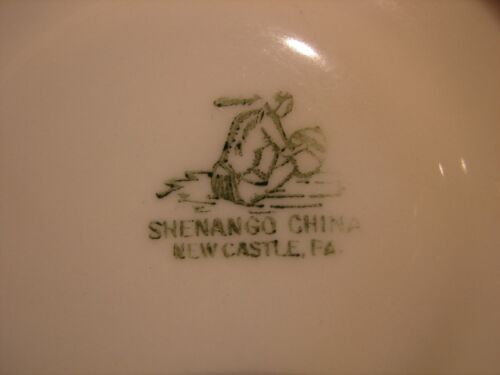 Vintage Shenango China Navy Fouled Anchor Mess Hall Plate Restaurant Ware 6 1/4" - Picture 2 of 7