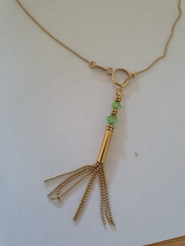 Parure En Or 18k Collier Et Boucles d Oreilles Créoles Pierres - Photo 6/15